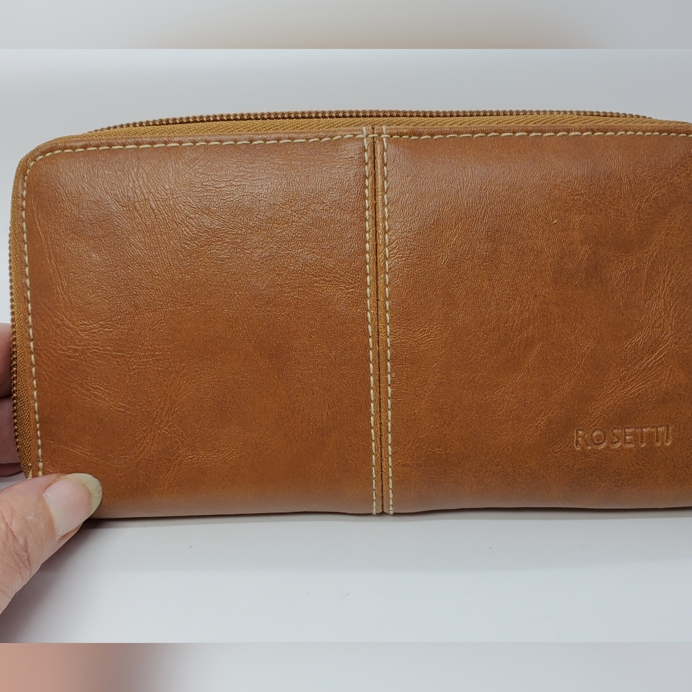 Tan Rosetti women's wallet